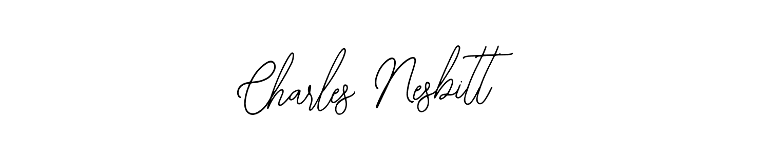 How to make Charles Nesbitt name signature. Use Bearetta-2O07w style for creating short signs online. This is the latest handwritten sign. Charles Nesbitt signature style 12 images and pictures png