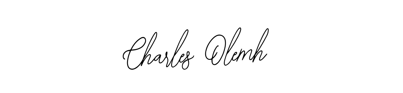 Make a beautiful signature design for name Charles Olemh. Use this online signature maker to create a handwritten signature for free. Charles Olemh signature style 12 images and pictures png