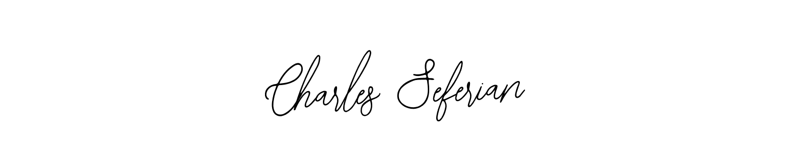 Make a beautiful signature design for name Charles Seferian. With this signature (Bearetta-2O07w) style, you can create a handwritten signature for free. Charles Seferian signature style 12 images and pictures png