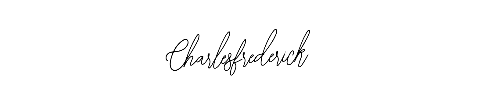 How to Draw Charlesfrederick signature style? Bearetta-2O07w is a latest design signature styles for name Charlesfrederick. Charlesfrederick signature style 12 images and pictures png