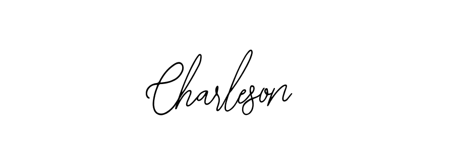 Charleson stylish signature style. Best Handwritten Sign (Bearetta-2O07w) for my name. Handwritten Signature Collection Ideas for my name Charleson. Charleson signature style 12 images and pictures png