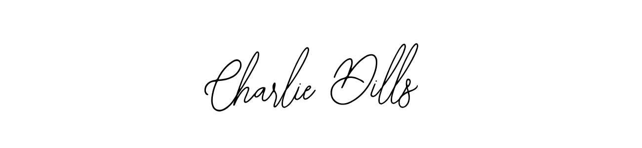 You should practise on your own different ways (Bearetta-2O07w) to write your name (Charlie Dills) in signature. don't let someone else do it for you. Charlie Dills signature style 12 images and pictures png