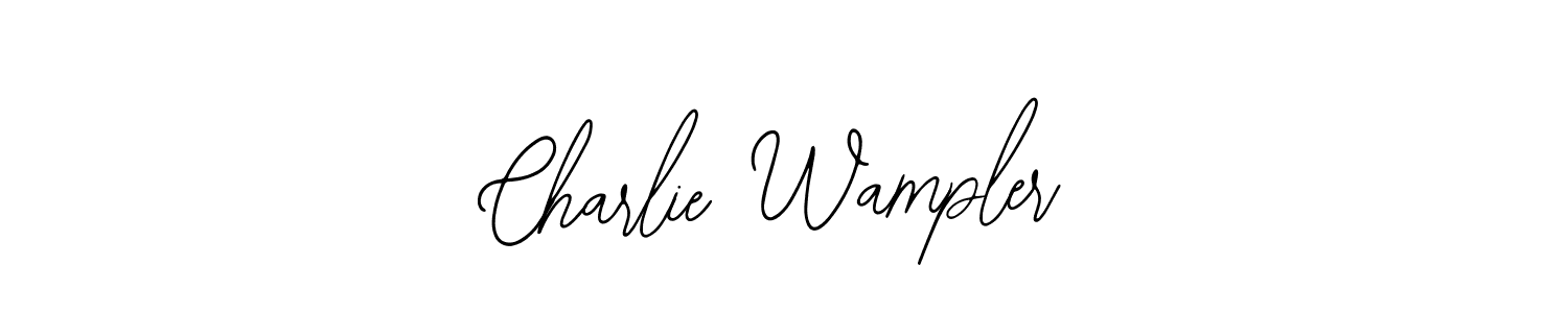 Best and Professional Signature Style for Charlie Wampler. Bearetta-2O07w Best Signature Style Collection. Charlie Wampler signature style 12 images and pictures png