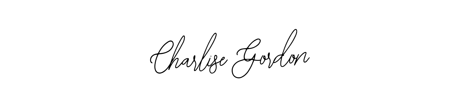 Also You can easily find your signature by using the search form. We will create Charlise Gordon name handwritten signature images for you free of cost using Bearetta-2O07w sign style. Charlise Gordon signature style 12 images and pictures png