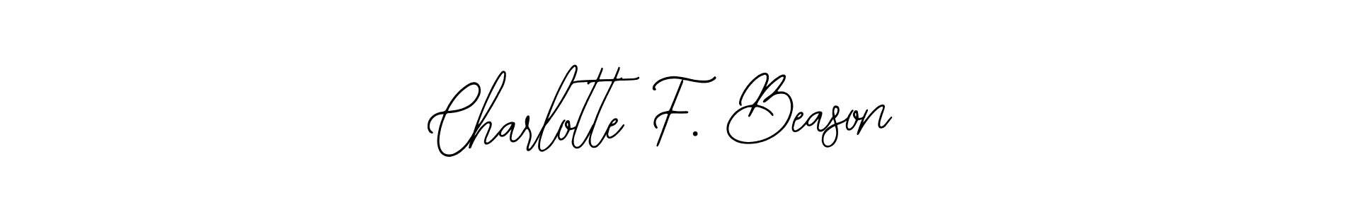 Once you've used our free online signature maker to create your best signature Bearetta-2O07w style, it's time to enjoy all of the benefits that Charlotte F. Beason name signing documents. Charlotte F. Beason signature style 12 images and pictures png