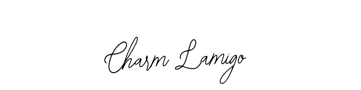 Create a beautiful signature design for name Charm Lamigo. With this signature (Bearetta-2O07w) fonts, you can make a handwritten signature for free. Charm Lamigo signature style 12 images and pictures png