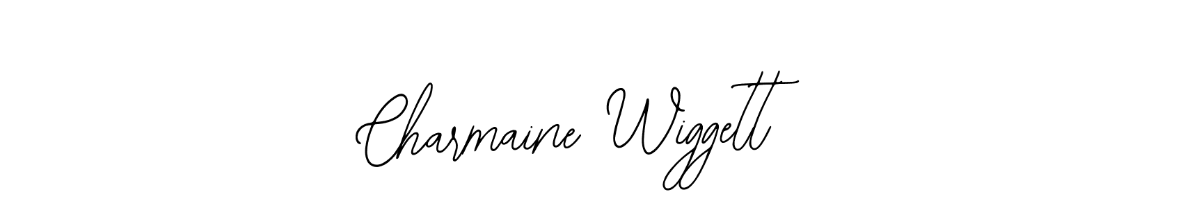 How to make Charmaine Wiggett name signature. Use Bearetta-2O07w style for creating short signs online. This is the latest handwritten sign. Charmaine Wiggett signature style 12 images and pictures png