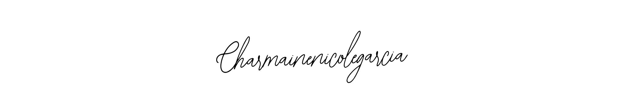 This is the best signature style for the Charmainenicolegarcia name. Also you like these signature font (Bearetta-2O07w). Mix name signature. Charmainenicolegarcia signature style 12 images and pictures png