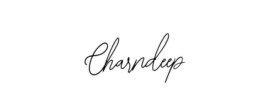 How to make Charndeep signature? Bearetta-2O07w is a professional autograph style. Create handwritten signature for Charndeep name. Charndeep signature style 12 images and pictures png