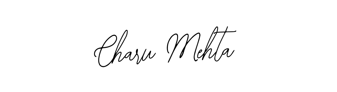 Bearetta-2O07w is a professional signature style that is perfect for those who want to add a touch of class to their signature. It is also a great choice for those who want to make their signature more unique. Get Charu Mehta name to fancy signature for free. Charu Mehta signature style 12 images and pictures png