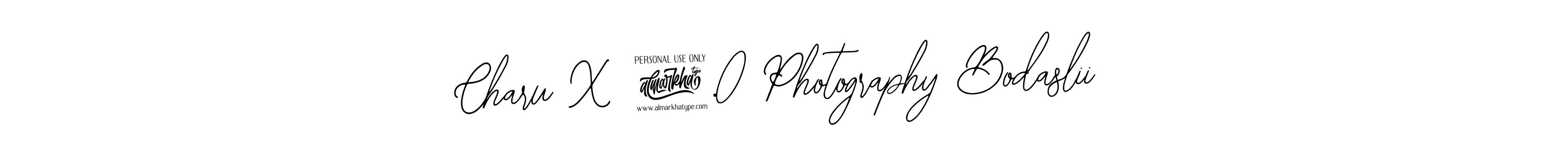 How to make Charu X 2.0 Photography Bodaslii name signature. Use Bearetta-2O07w style for creating short signs online. This is the latest handwritten sign. Charu X 2.0 Photography Bodaslii signature style 12 images and pictures png