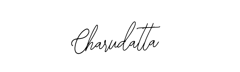 How to make Charudatta name signature. Use Bearetta-2O07w style for creating short signs online. This is the latest handwritten sign. Charudatta signature style 12 images and pictures png