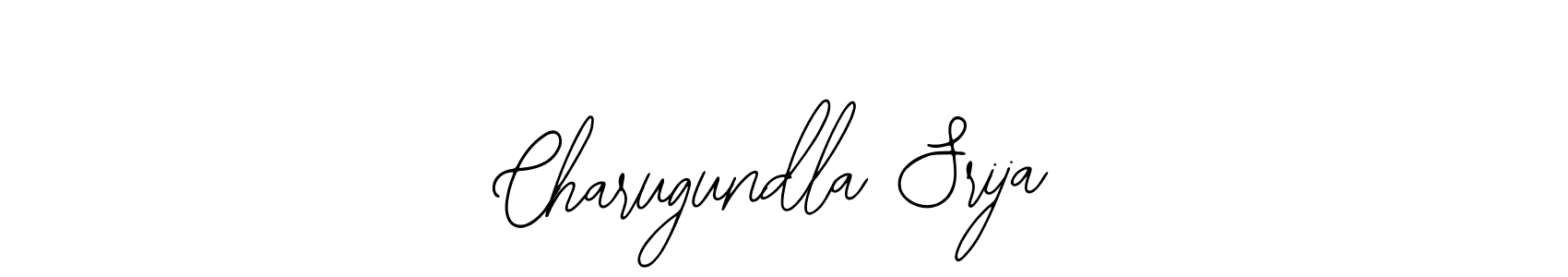 Use a signature maker to create a handwritten signature online. With this signature software, you can design (Bearetta-2O07w) your own signature for name Charugundla Srija. Charugundla Srija signature style 12 images and pictures png