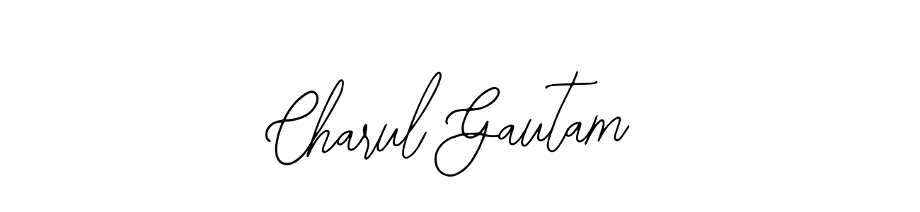 Also You can easily find your signature by using the search form. We will create Charul Gautam name handwritten signature images for you free of cost using Bearetta-2O07w sign style. Charul Gautam signature style 12 images and pictures png