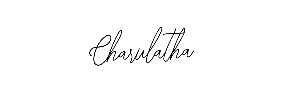 if you are searching for the best signature style for your name Charulatha. so please give up your signature search. here we have designed multiple signature styles  using Bearetta-2O07w. Charulatha signature style 12 images and pictures png