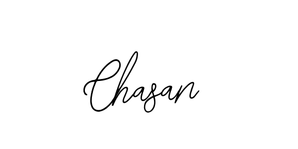 Use a signature maker to create a handwritten signature online. With this signature software, you can design (Bearetta-2O07w) your own signature for name Chasan. Chasan signature style 12 images and pictures png