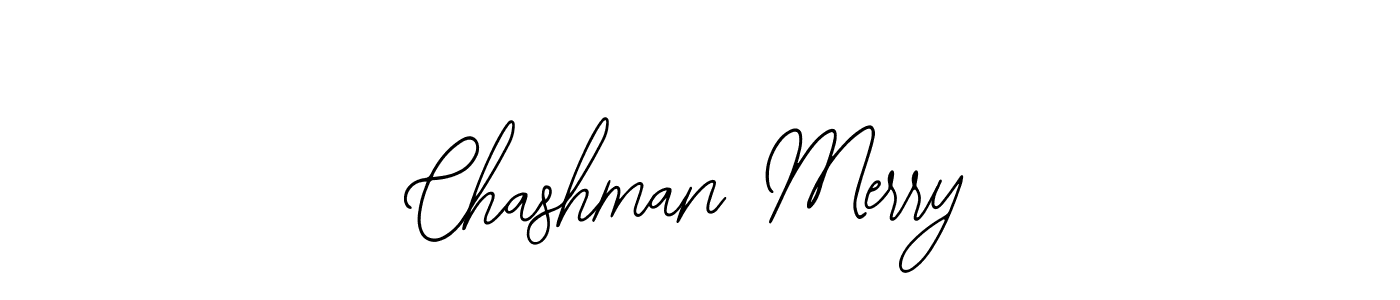 Use a signature maker to create a handwritten signature online. With this signature software, you can design (Bearetta-2O07w) your own signature for name Chashman Merry. Chashman Merry signature style 12 images and pictures png