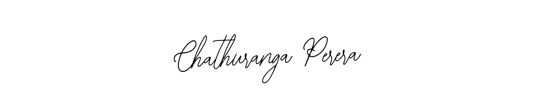 How to make Chathuranga Perera name signature. Use Bearetta-2O07w style for creating short signs online. This is the latest handwritten sign. Chathuranga Perera signature style 12 images and pictures png