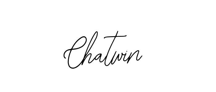 Design your own signature with our free online signature maker. With this signature software, you can create a handwritten (Bearetta-2O07w) signature for name Chatwin. Chatwin signature style 12 images and pictures png