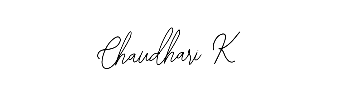 Also we have Chaudhari K name is the best signature style. Create professional handwritten signature collection using Bearetta-2O07w autograph style. Chaudhari K signature style 12 images and pictures png