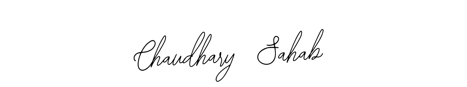 How to Draw Chaudhary  Sahab signature style? Bearetta-2O07w is a latest design signature styles for name Chaudhary  Sahab. Chaudhary  Sahab signature style 12 images and pictures png