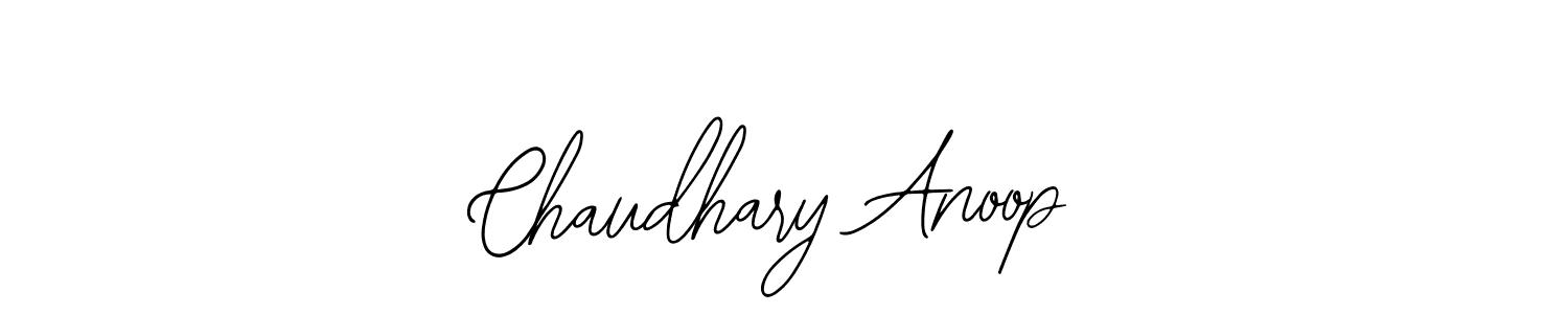 Also we have Chaudhary Anoop name is the best signature style. Create professional handwritten signature collection using Bearetta-2O07w autograph style. Chaudhary Anoop signature style 12 images and pictures png