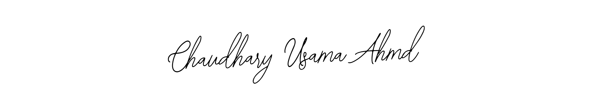 Similarly Bearetta-2O07w is the best handwritten signature design. Signature creator online .You can use it as an online autograph creator for name Chaudhary Usama Ahmd. Chaudhary Usama Ahmd signature style 12 images and pictures png