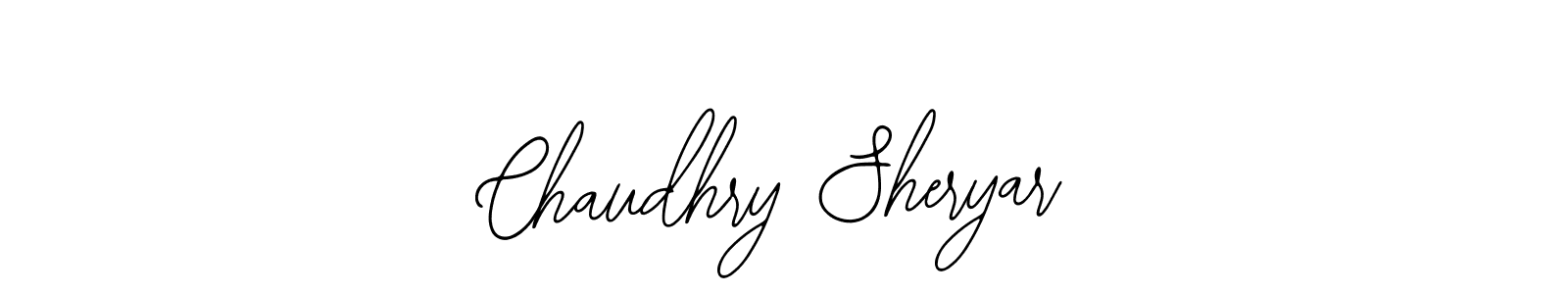 Make a short Chaudhry Sheryar signature style. Manage your documents anywhere anytime using Bearetta-2O07w. Create and add eSignatures, submit forms, share and send files easily. Chaudhry Sheryar signature style 12 images and pictures png