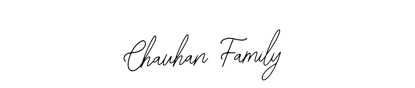 Create a beautiful signature design for name Chauhan Family. With this signature (Bearetta-2O07w) fonts, you can make a handwritten signature for free. Chauhan Family signature style 12 images and pictures png