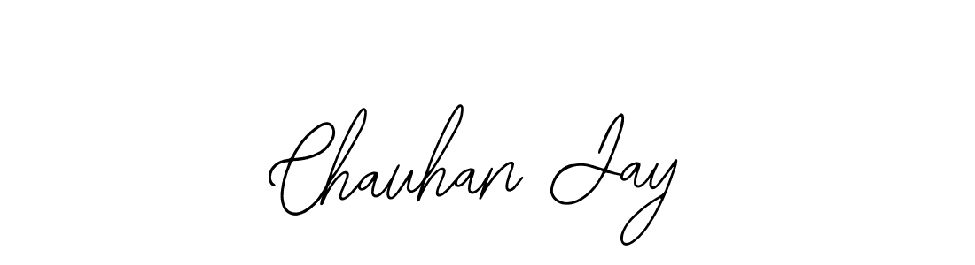 You should practise on your own different ways (Bearetta-2O07w) to write your name (Chauhan Jay) in signature. don't let someone else do it for you. Chauhan Jay signature style 12 images and pictures png