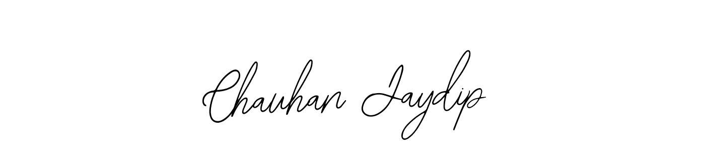 Use a signature maker to create a handwritten signature online. With this signature software, you can design (Bearetta-2O07w) your own signature for name Chauhan Jaydip. Chauhan Jaydip signature style 12 images and pictures png