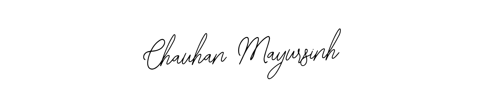 Similarly Bearetta-2O07w is the best handwritten signature design. Signature creator online .You can use it as an online autograph creator for name Chauhan Mayursinh. Chauhan Mayursinh signature style 12 images and pictures png