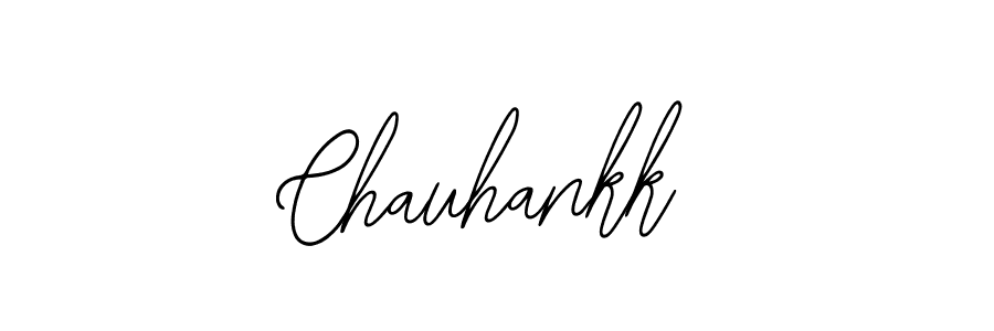 How to make Chauhankk name signature. Use Bearetta-2O07w style for creating short signs online. This is the latest handwritten sign. Chauhankk signature style 12 images and pictures png