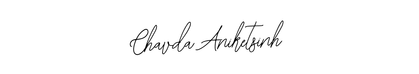 The best way (Bearetta-2O07w) to make a short signature is to pick only two or three words in your name. The name Chavda Aniketsinh include a total of six letters. For converting this name. Chavda Aniketsinh signature style 12 images and pictures png