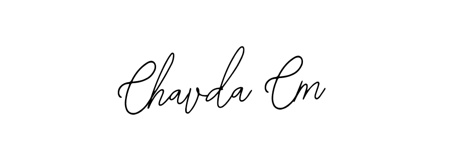 Create a beautiful signature design for name Chavda Cm. With this signature (Bearetta-2O07w) fonts, you can make a handwritten signature for free. Chavda Cm signature style 12 images and pictures png