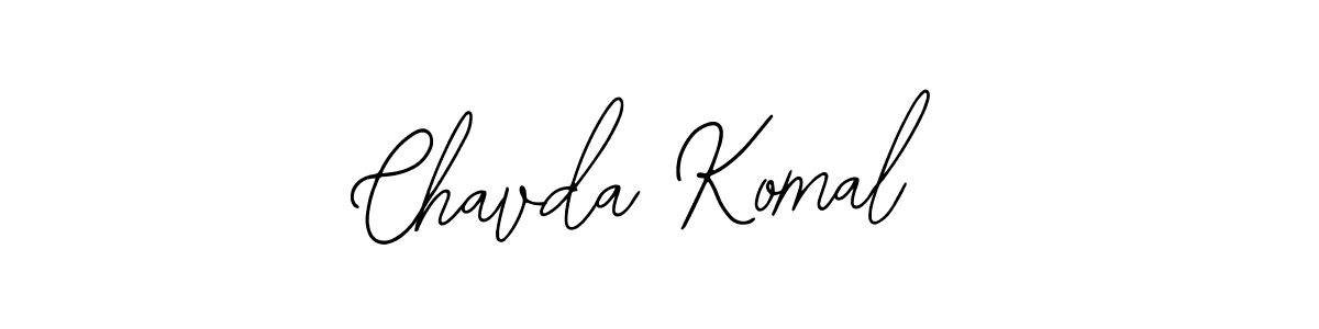 if you are searching for the best signature style for your name Chavda Komal. so please give up your signature search. here we have designed multiple signature styles  using Bearetta-2O07w. Chavda Komal signature style 12 images and pictures png