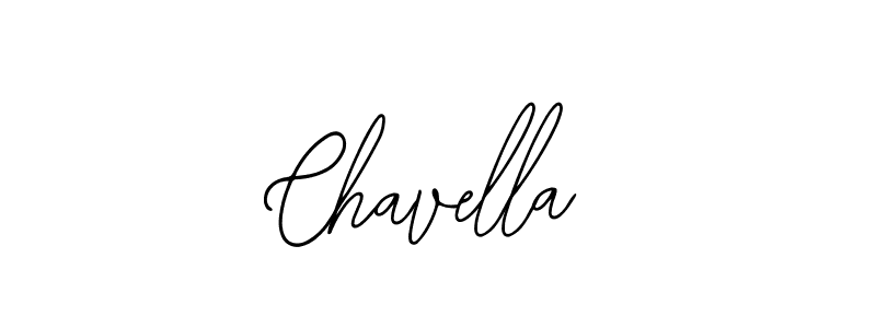 How to make Chavella signature? Bearetta-2O07w is a professional autograph style. Create handwritten signature for Chavella name. Chavella signature style 12 images and pictures png