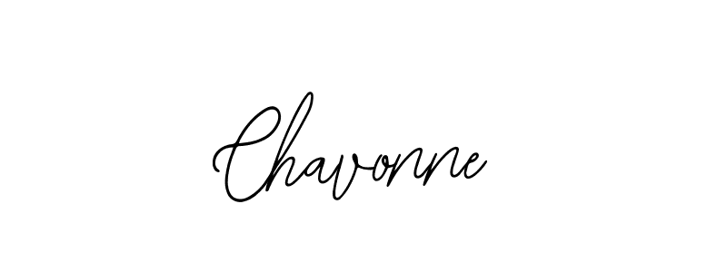 Use a signature maker to create a handwritten signature online. With this signature software, you can design (Bearetta-2O07w) your own signature for name Chavonne. Chavonne signature style 12 images and pictures png