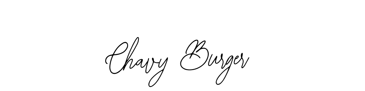 How to make Chavy Burger signature? Bearetta-2O07w is a professional autograph style. Create handwritten signature for Chavy Burger name. Chavy Burger signature style 12 images and pictures png