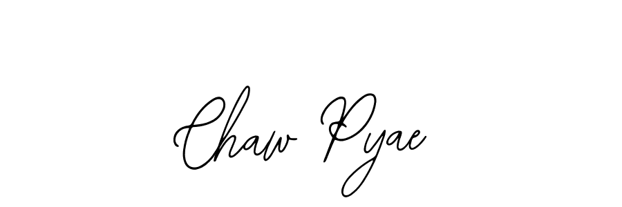 How to make Chaw Pyae signature? Bearetta-2O07w is a professional autograph style. Create handwritten signature for Chaw Pyae name. Chaw Pyae signature style 12 images and pictures png