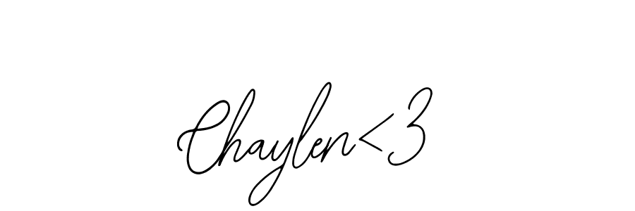 Design your own signature with our free online signature maker. With this signature software, you can create a handwritten (Bearetta-2O07w) signature for name Chaylen<3. Chaylen<3 signature style 12 images and pictures png