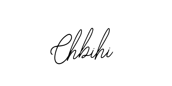 Use a signature maker to create a handwritten signature online. With this signature software, you can design (Bearetta-2O07w) your own signature for name Chbihi. Chbihi signature style 12 images and pictures png