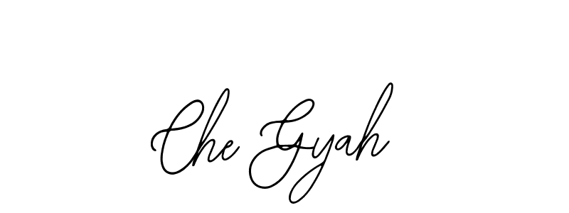 Also You can easily find your signature by using the search form. We will create Che Gyah name handwritten signature images for you free of cost using Bearetta-2O07w sign style. Che Gyah signature style 12 images and pictures png