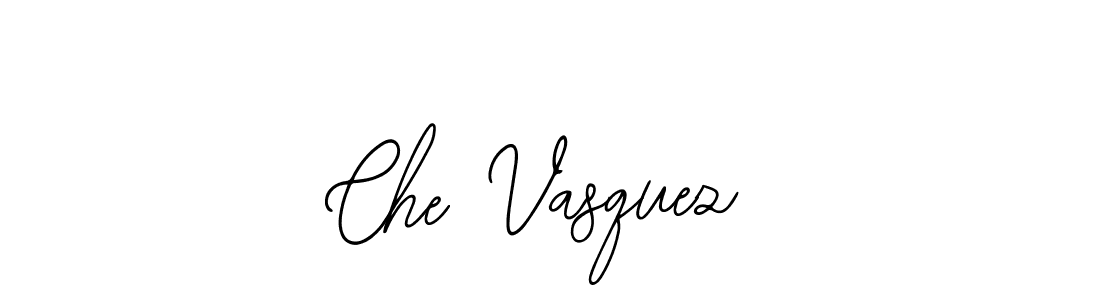 How to make Che Vasquez name signature. Use Bearetta-2O07w style for creating short signs online. This is the latest handwritten sign. Che Vasquez signature style 12 images and pictures png
