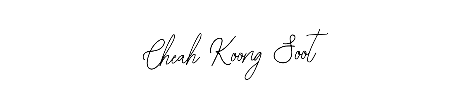 How to make Cheah Koong Soot signature? Bearetta-2O07w is a professional autograph style. Create handwritten signature for Cheah Koong Soot name. Cheah Koong Soot signature style 12 images and pictures png