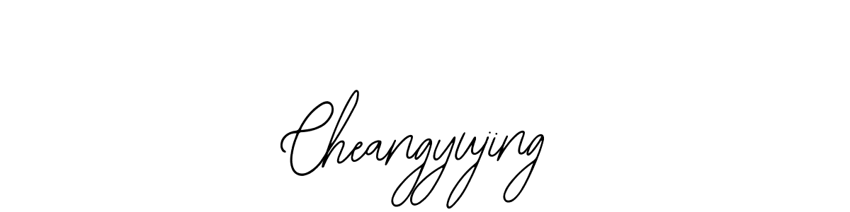 How to make Cheangyujing signature? Bearetta-2O07w is a professional autograph style. Create handwritten signature for Cheangyujing name. Cheangyujing signature style 12 images and pictures png