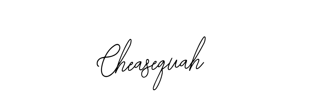 Use a signature maker to create a handwritten signature online. With this signature software, you can design (Bearetta-2O07w) your own signature for name Cheasequah. Cheasequah signature style 12 images and pictures png