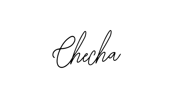 if you are searching for the best signature style for your name Checha. so please give up your signature search. here we have designed multiple signature styles  using Bearetta-2O07w. Checha signature style 12 images and pictures png