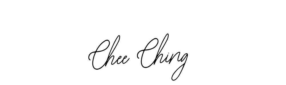 Use a signature maker to create a handwritten signature online. With this signature software, you can design (Bearetta-2O07w) your own signature for name Chee Ching. Chee Ching signature style 12 images and pictures png