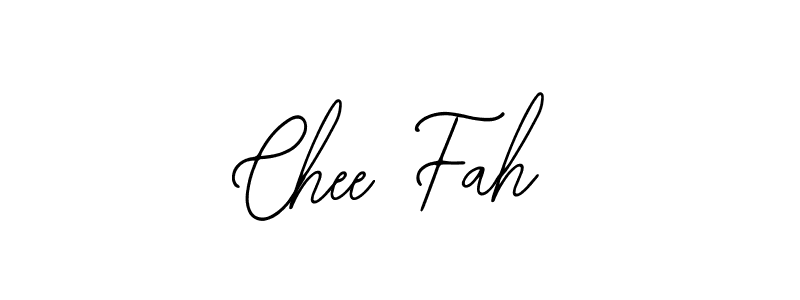 Use a signature maker to create a handwritten signature online. With this signature software, you can design (Bearetta-2O07w) your own signature for name Chee Fah. Chee Fah signature style 12 images and pictures png